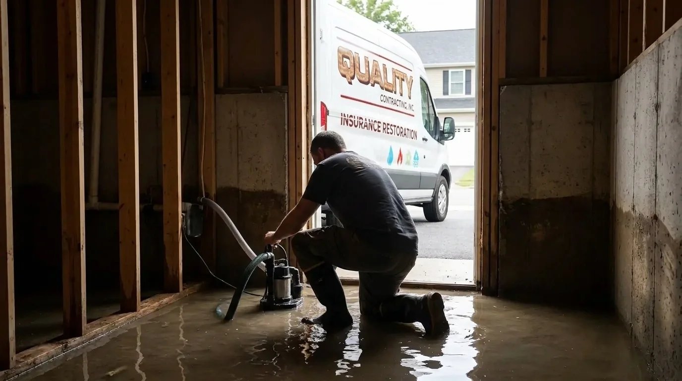Emergency Basement Flooding Cleanup in Auburn