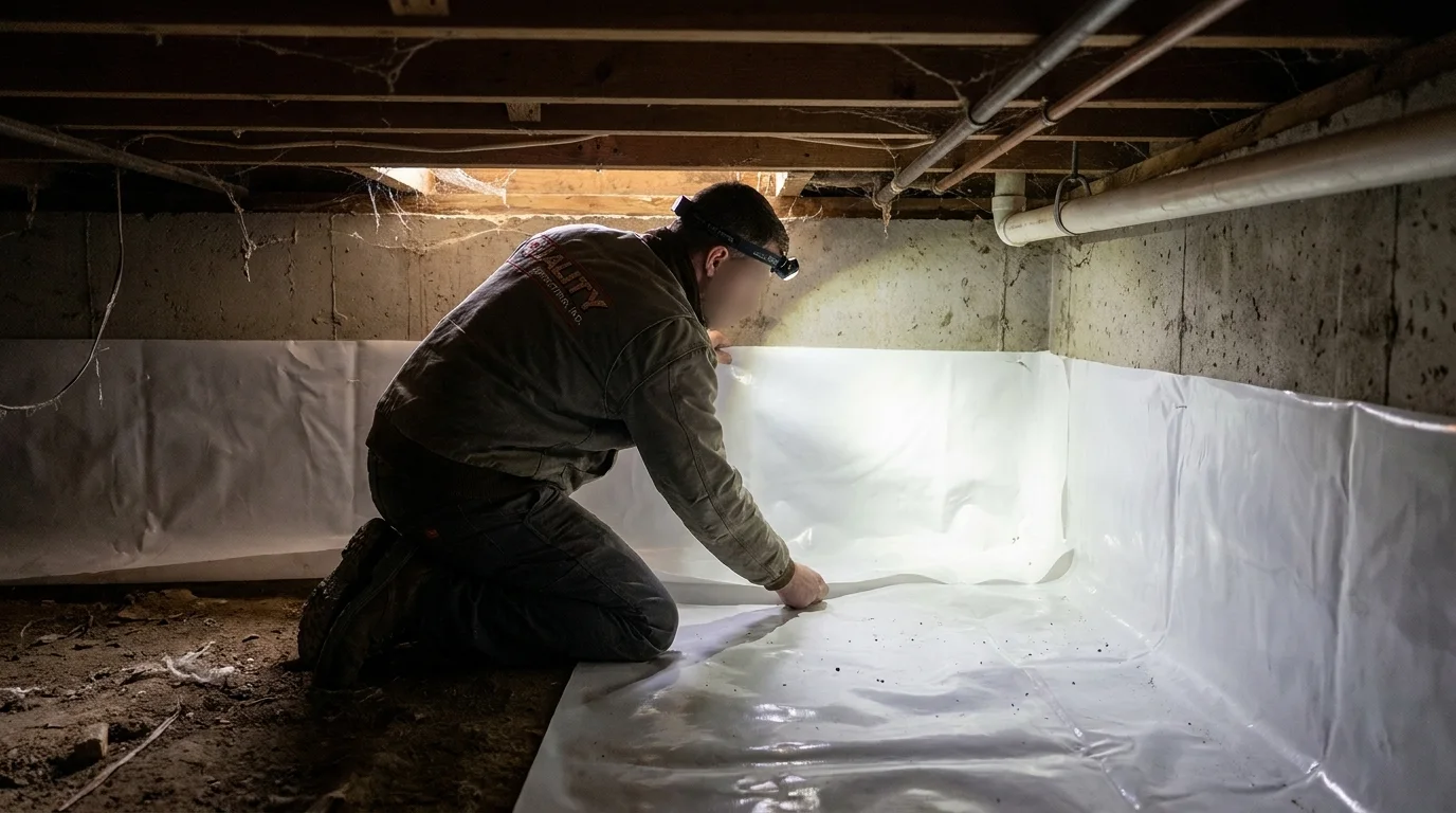 Crawl Space Encapsulation in Auburn